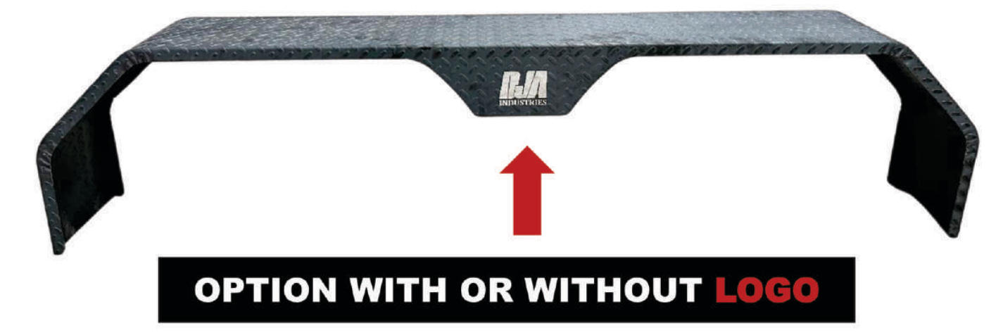 Teardrop Fender Tandem Axle 72"x10"x15" Double broke 14GA