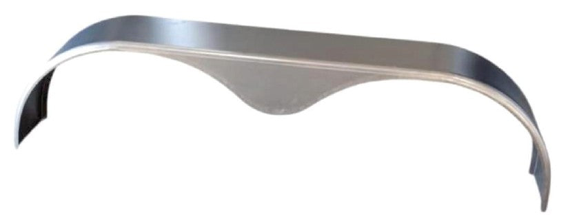 Teardrop Fender Tandem Axle 72"X10"X20" Round 16 GA Smooth Plated