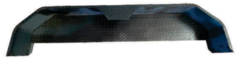 Teardrop Fender Tandem Axle 72"x10"x15" Double broke 14GA